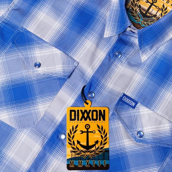 Dixxon Flannel PIERSIDE Short Sleeve Bamboo Shirt - Men's M - Picture 2 of 7
